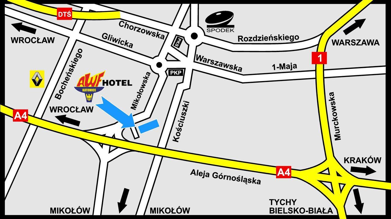 Apartamenty Sportowe Awf Катовице Экстерьер фото